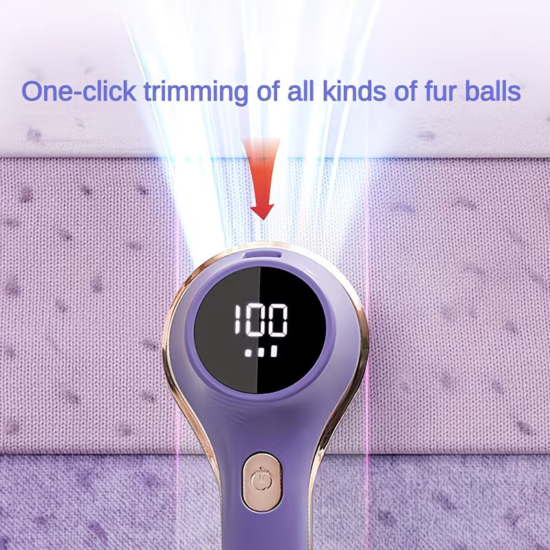 Rechargeable Electric Fabric Shaver Lint Remover – Portable Clothes & Furniture Fuzz Trimmer-4