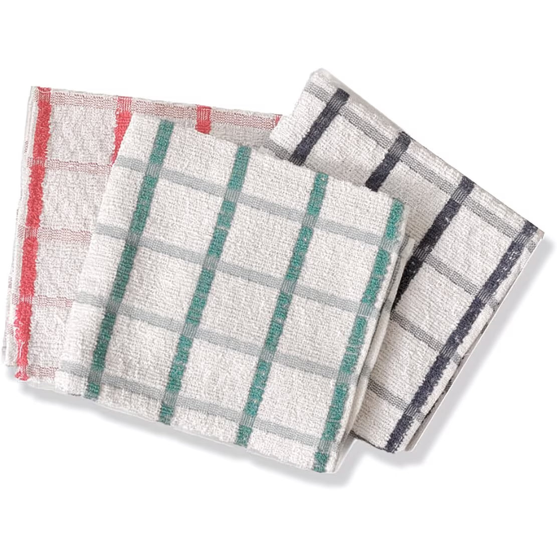 Large Cotton Kitchen Towels Set 70×40cm – Soft Terry Toweling, Highly Absorbent, Lint Free Dish & Bar Towels, Assorted Colours-6