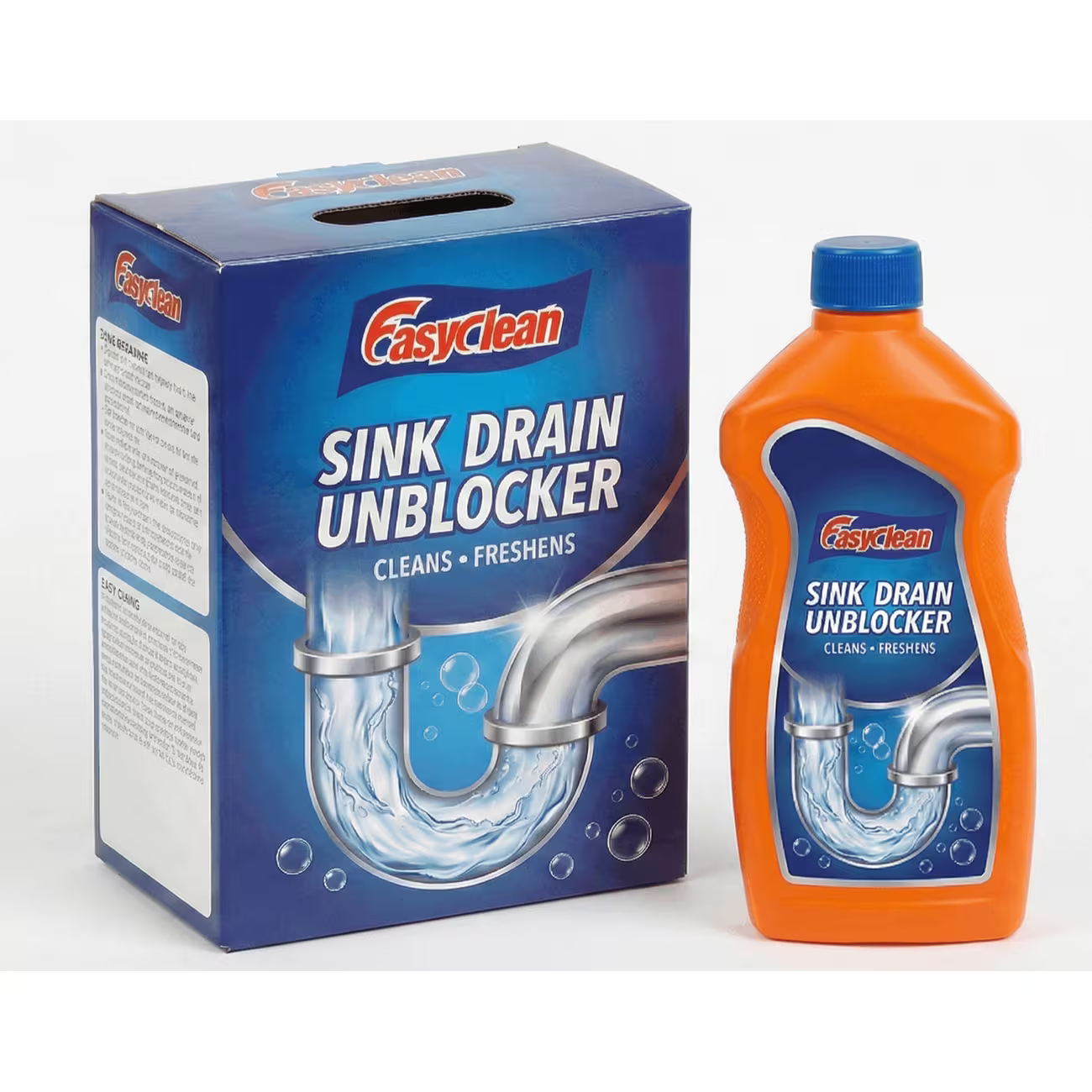 Easyclean Sink & Drain Unblocker – 1 Litre Powerful Pipe & Plughole Cleaner-1