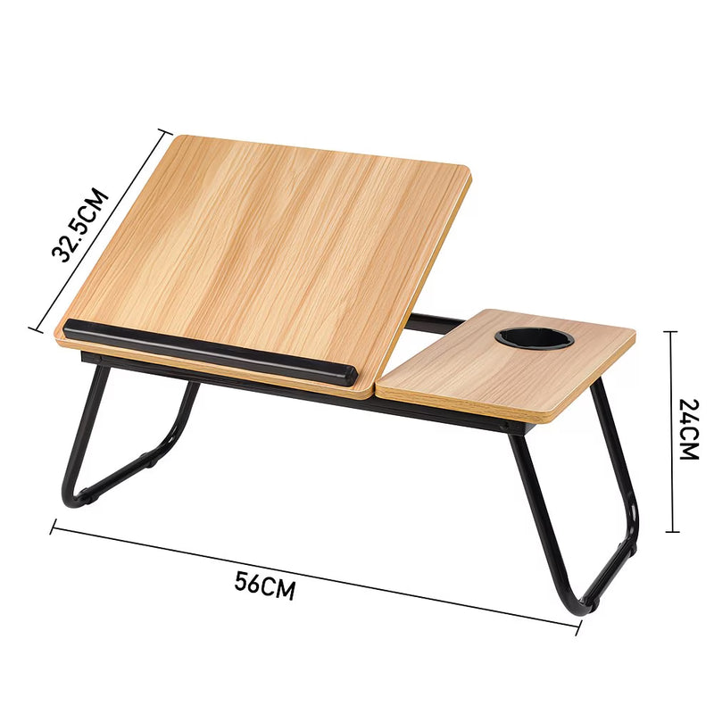 Adjustable Laptop Desk – Foldable Tilting Portable Table for Sofa Bed, Writing, Breakfast & Notebook Use-10