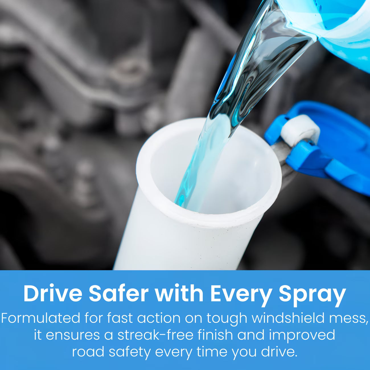 EasyClean All-Season Screen Wash 5L – Streak-Free Windscreen Cleaner, -5°C Freeze Protection-4