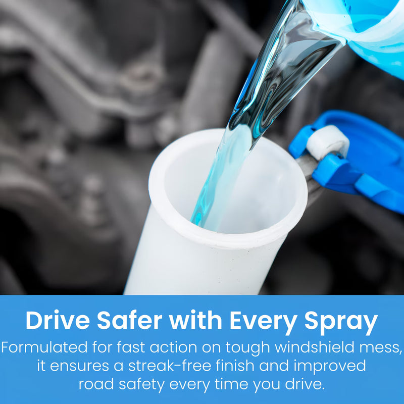 EasyClean All-Season Screen Wash 5L – Streak-Free Windscreen Cleaner, -5°C Freeze Protection-4
