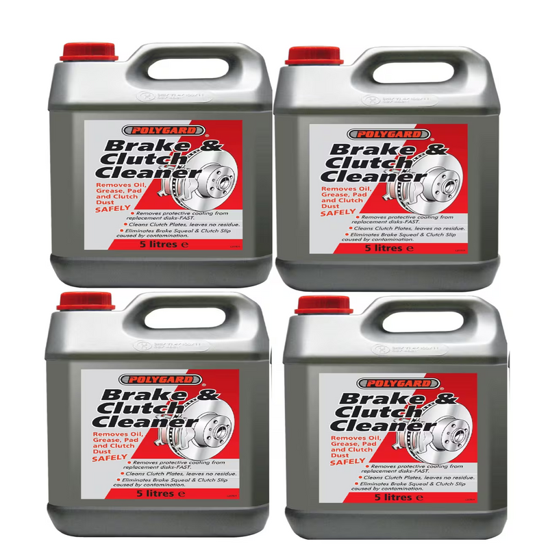 Polygard Brake and Clutch Cleaner 5L Fast Dry Degreaser for Oil Grease Dust Automotive Parts-4