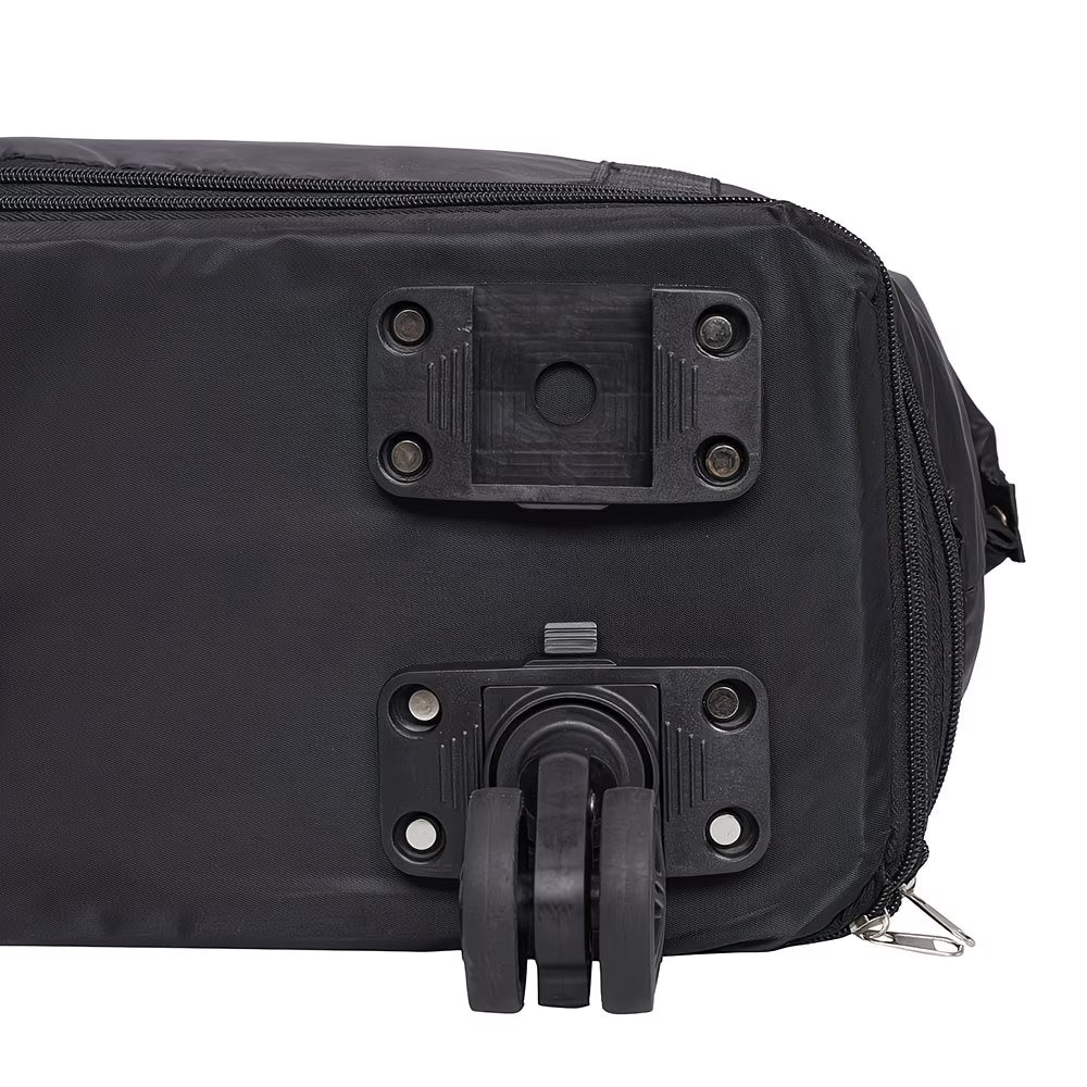 Expandable Rolling Duffel Bag with Detachable Wheels – Foldable Travel Bag with 360° Spinner Wheels, Wet & Dry Compartment, Carry-On Luggage for Men & Women-33