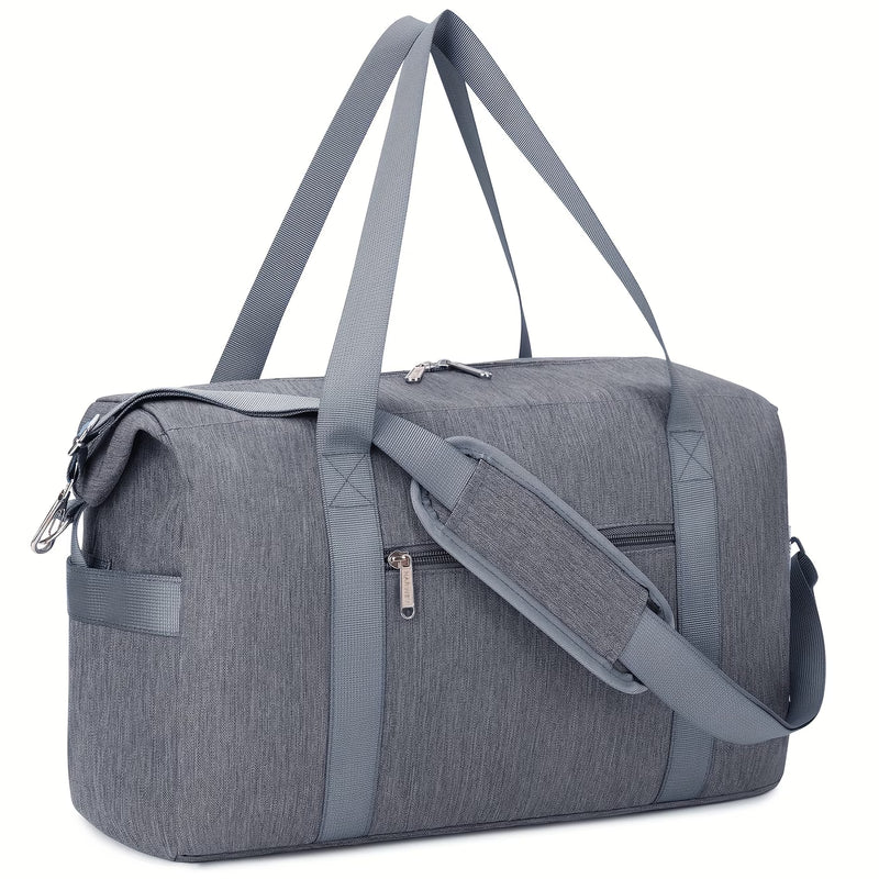 Cabin Bag 20L Underseat Travel Duffel – Lightweight Foldable Holdall with 6+1 Pockets & Detachable Strap 40x20x25-11