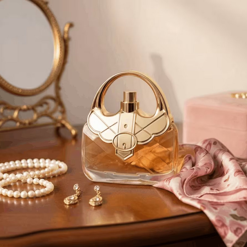 Gold Purse Eau de Parfum 100ml for Women – Long-Lasting Floral Amber Oriental Fragrance Gift-2