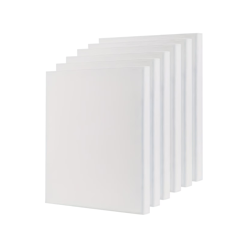 A3 Canvas Panels 6 Pack – 100% Cotton Artist Canvas Boards for Acrylic, Oil & Watercolour-1