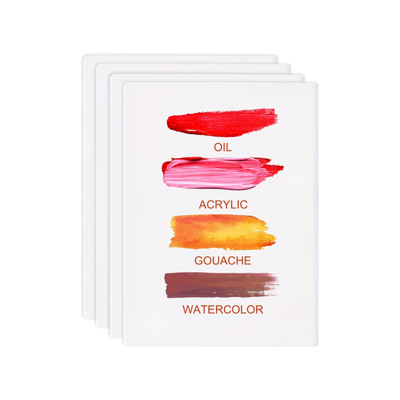 A3 Canvas Panels 6 Pack – 100% Cotton Artist Canvas Boards for Acrylic, Oil & Watercolour-3