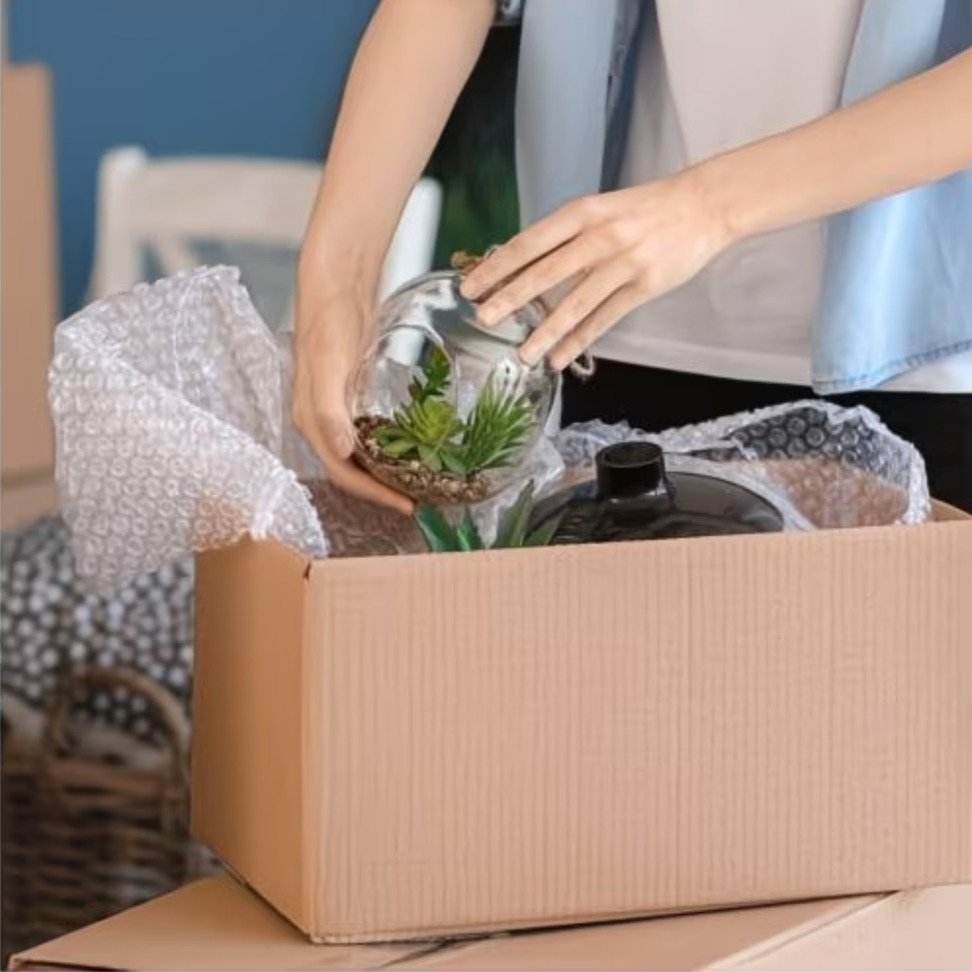Bubble Wrap Roll 500mm x 100m – Small 10mm Air Cushion Packaging Wrap for Fragile Items