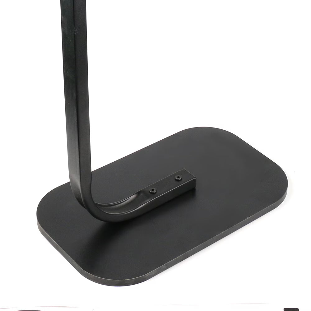C Shaped Side Table for Sofa Bedside End Table Metal Frame Small Coffee Laptop Table Living Room-8