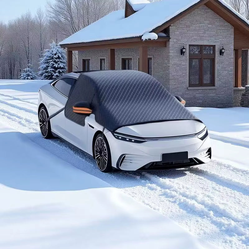 Aluminum-Plated Film of Magnetic Snow Cover for Automobile Is Thickened, and Oxford Cloth Is Sun-Proof and Moisture-Proof.