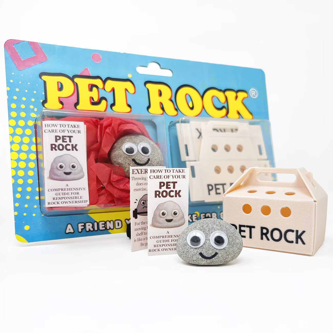 Pet Rock Novelty Gift – Funny Gag Present for Birthdays, Wedding Favours & Party Bags-2