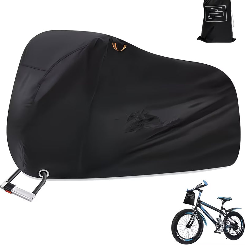 Waterproof Bike Cover for Outdoor Storage – UV & Dust Protection, Fits 1–2 Bikes, Lock Holes & Storage Bag Included-6
