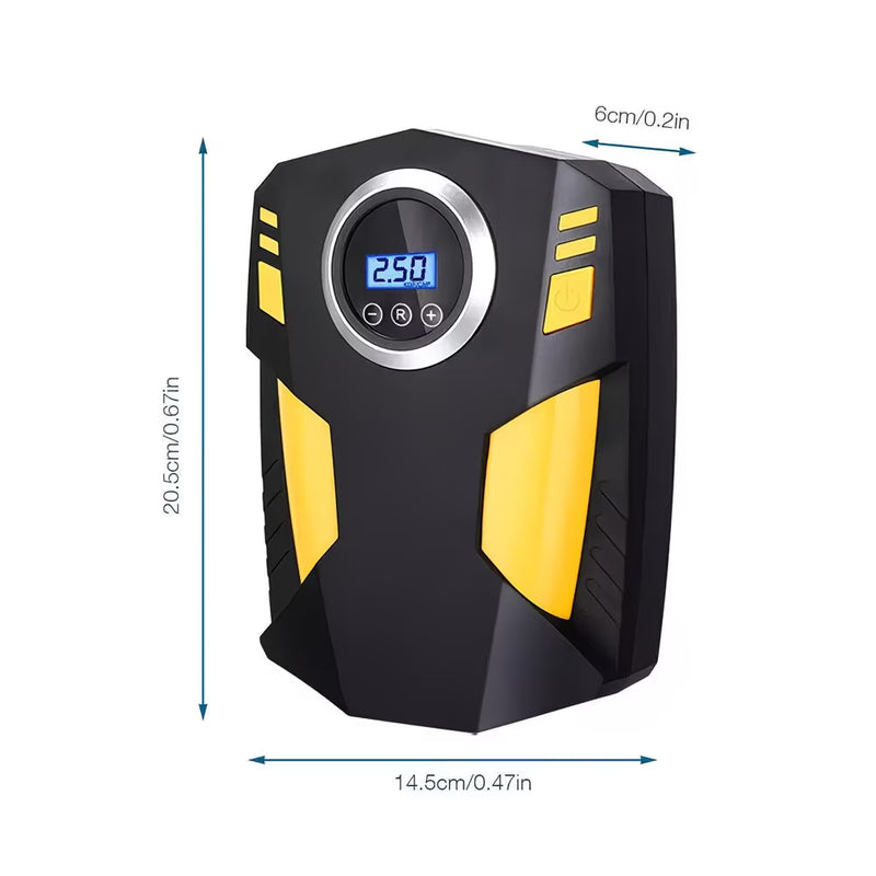 Digital Tyre Inflator 150PSI Portable Electric Air Compressor with LCD & LED Light-4