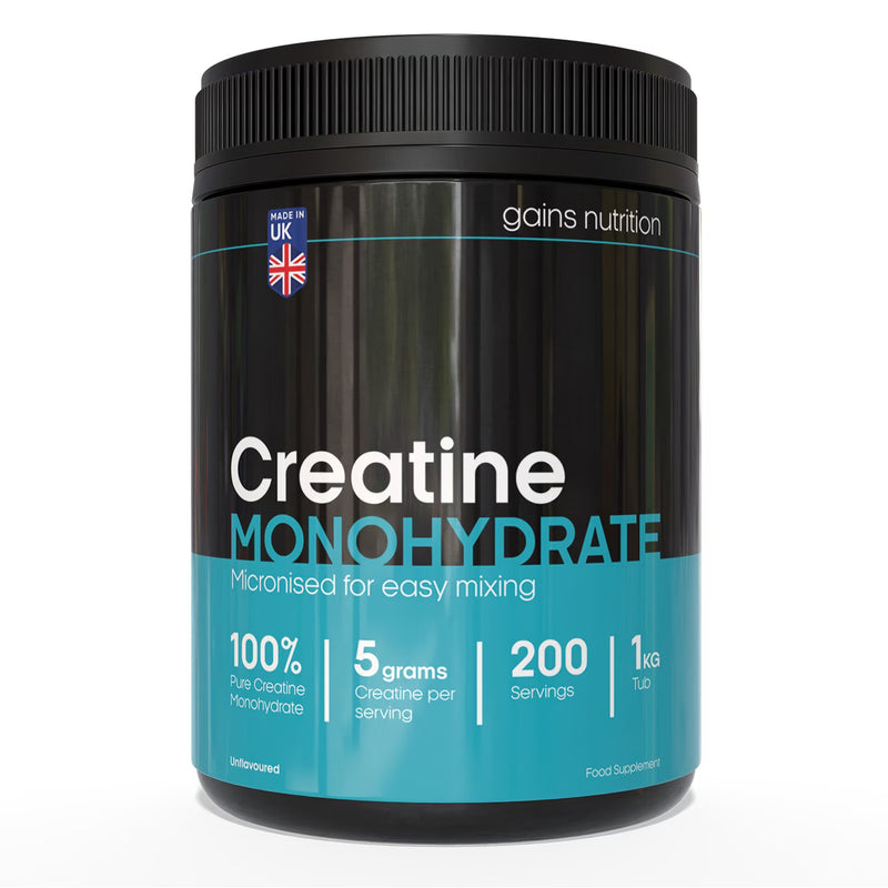 1KG Creatine Monohydrate Powder – 100% Pure Micronized Creatine, 200 Servings (5g) for Strength, Performance & Muscle Growth-1