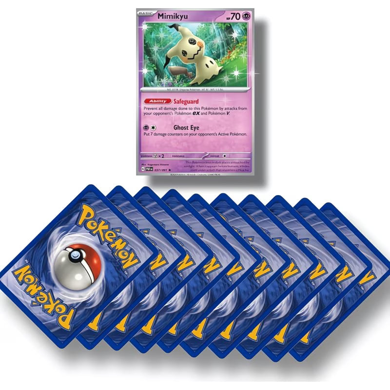 Genuine Pokémon Cards – TCYM Mystery Pack with Guaranteed Holo & Rare, Authentic Trading Card Booster-4