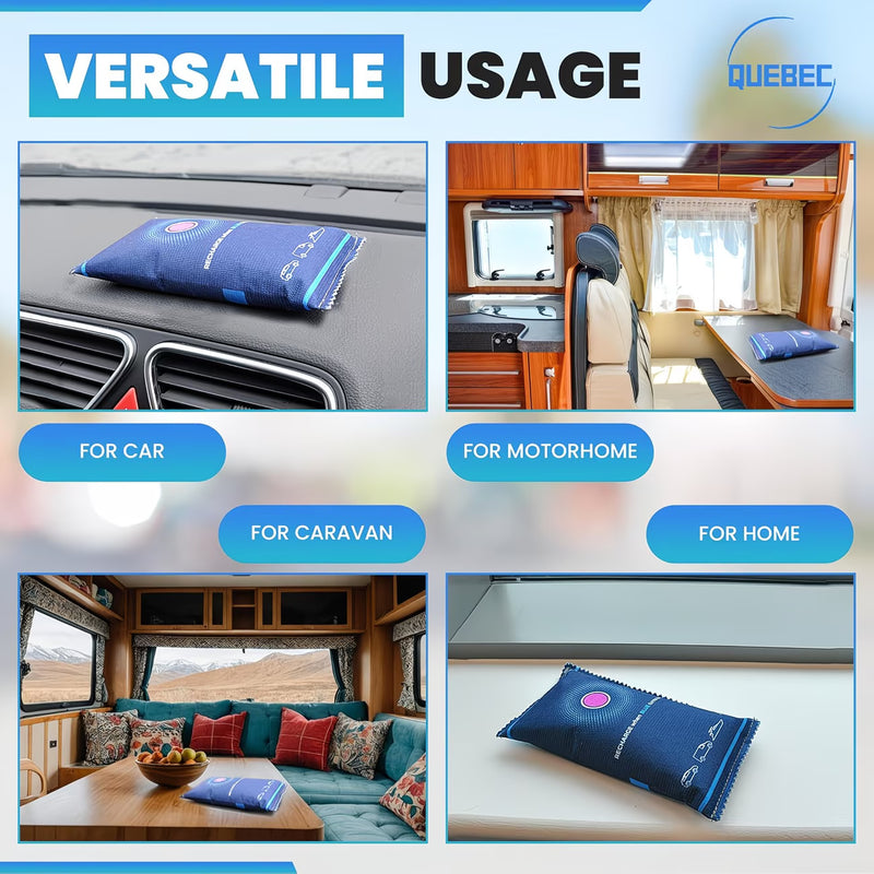 350g Car Dehumidifier Bag Leakproof Moisture Absorber Anti-Condensation Interior & Windscreen Dryer-4