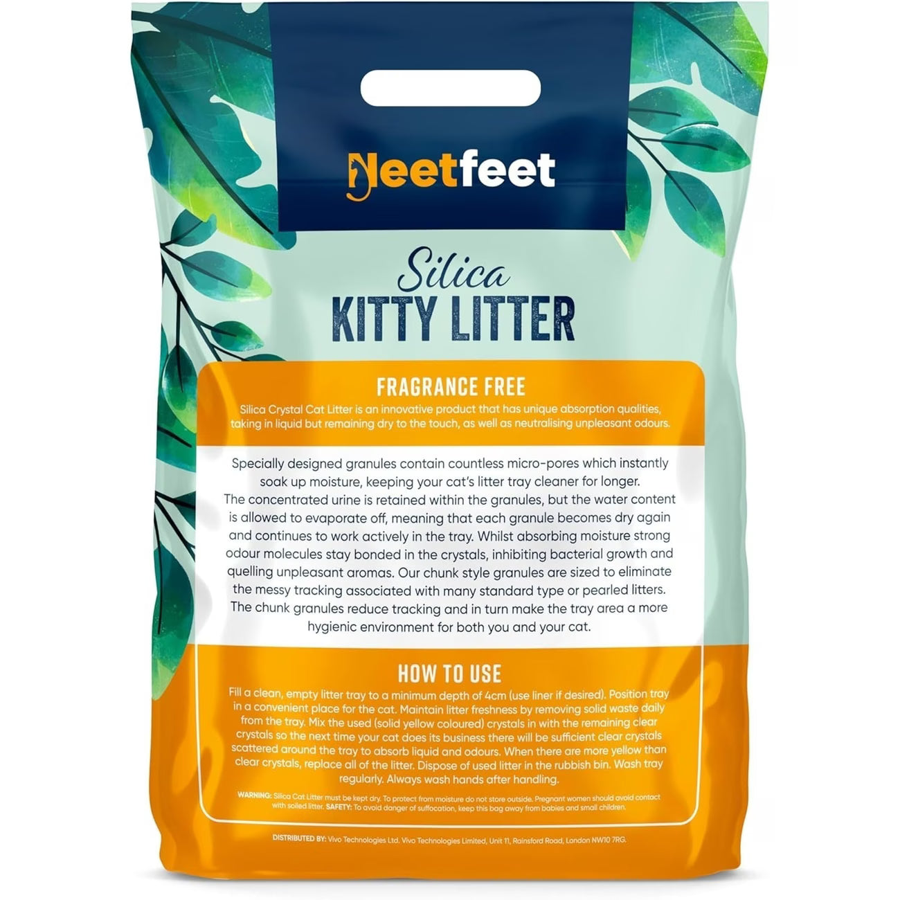 Natural Silica Cat Litter Crystals 3.8L Ultra Absorbent Dust Free Cat Litter with Strong Odour Control-7