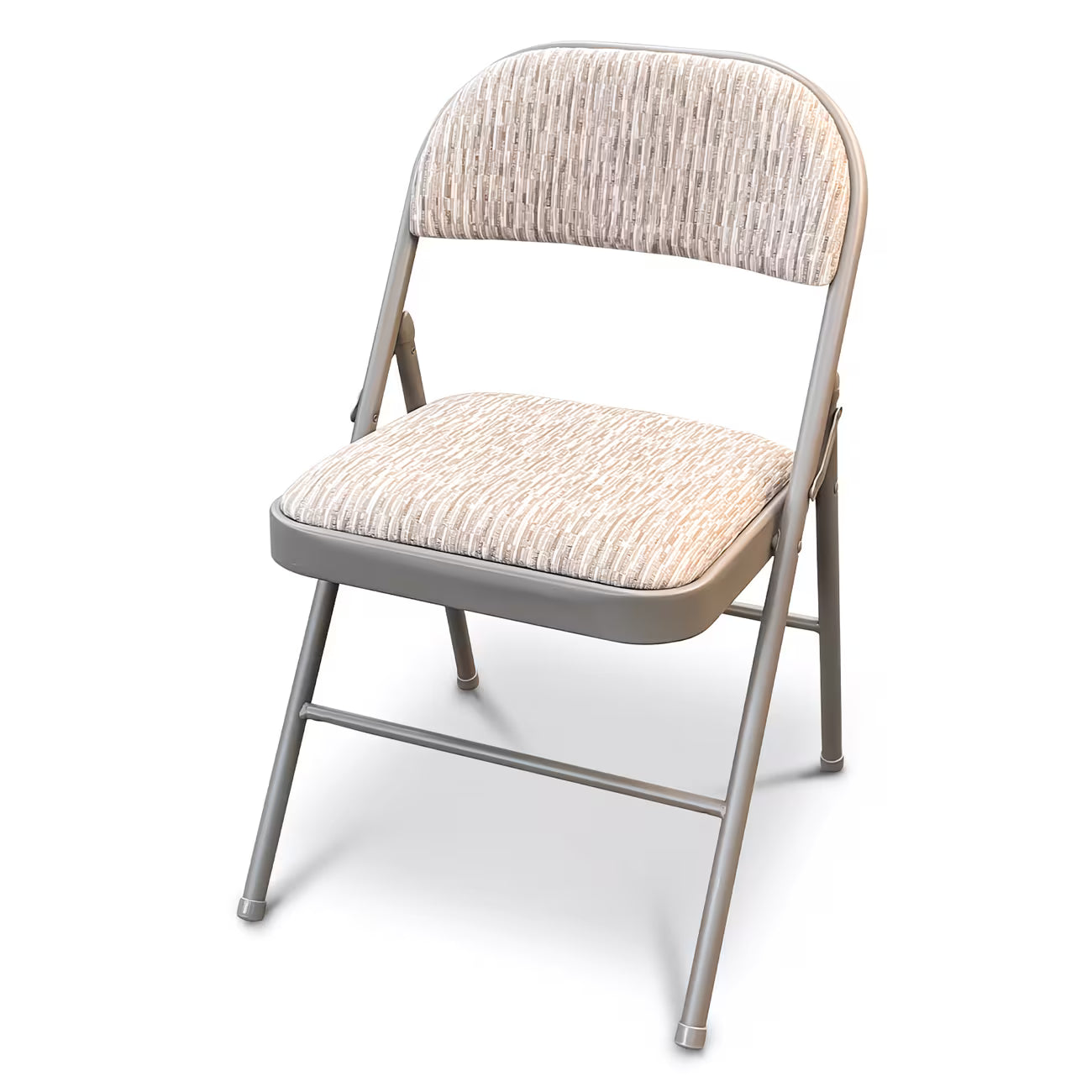 Deluxe Folding Padded Chair with Backrest, Heavy Duty Steel Frame for Home, Office, Garden & Desk Use-1