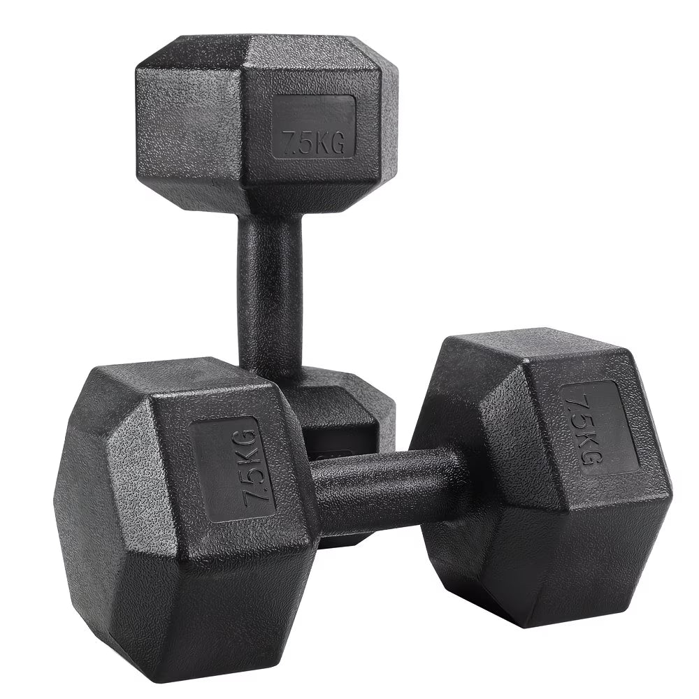 Costoffs Hex Dumbbells Set (Pair) – Non-Slip Home Gym Weights for Strength Training Men & Women-16