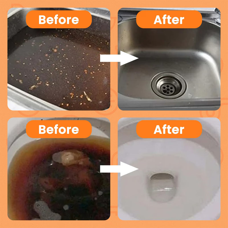 Easyclean Sink & Drain Unblocker – 1 Litre Powerful Pipe & Plughole Cleaner-4