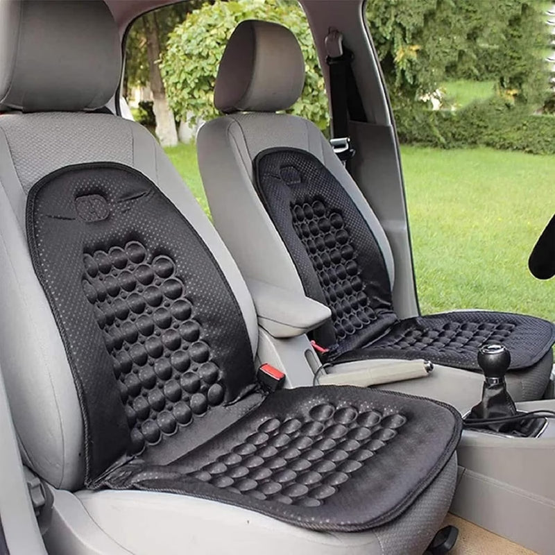 2 Pack Universal Car Seat Cushions Black Front Seat Pads Comfortable Cover for Car Office Chair-3