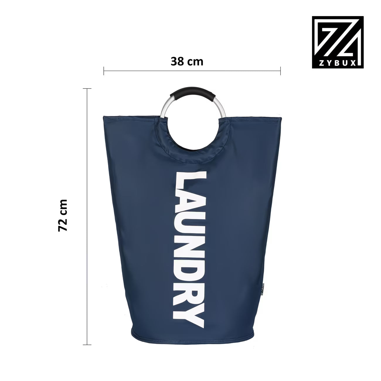 Large 82L Laundry Basket Foldable Hamper with Soft Handles for Bedroom Bathroom Dorm Storage