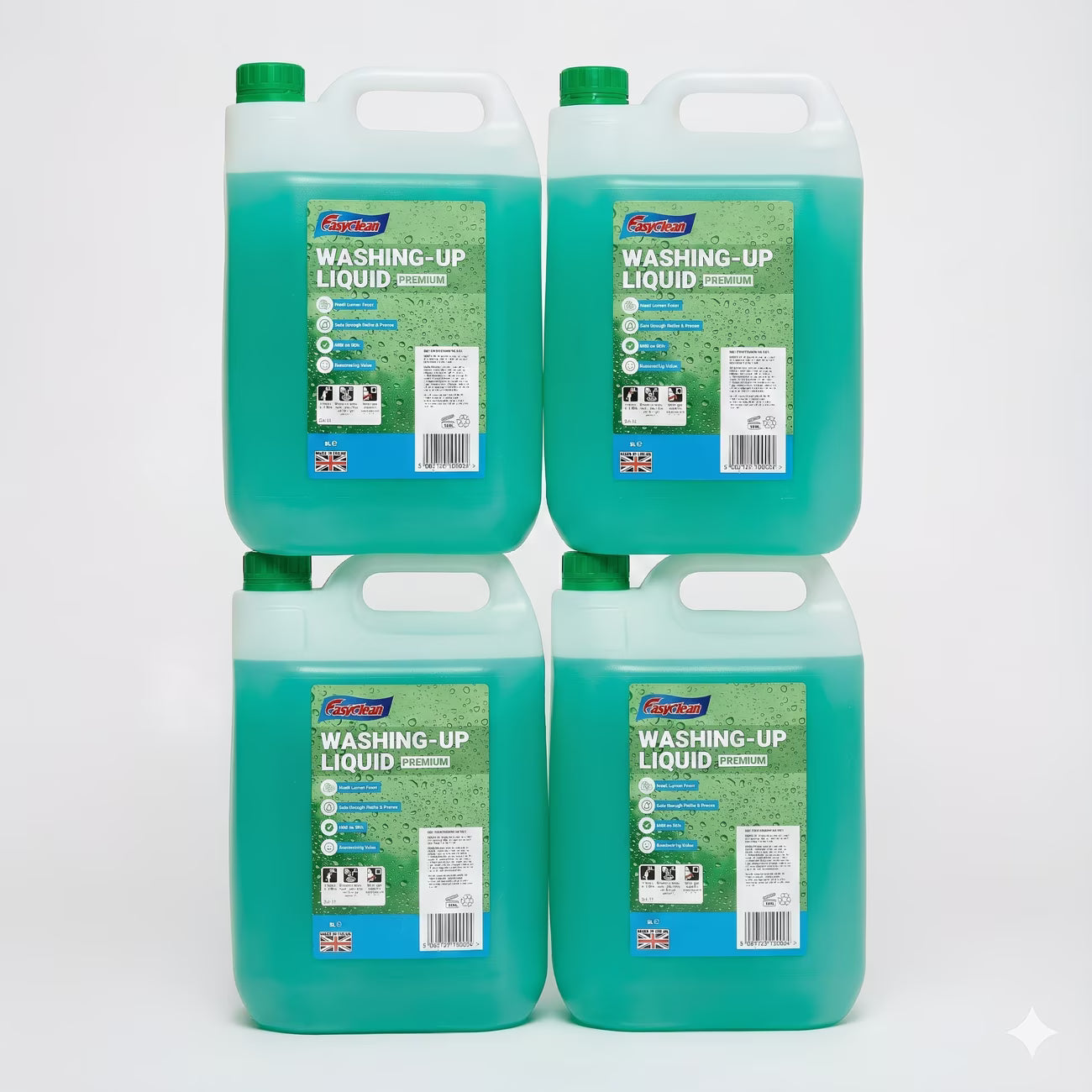 EasyClean Washing Up Liquid 5L Refill – Lemon Non-Bio Dish Wash Cleaner for Kitchens-8