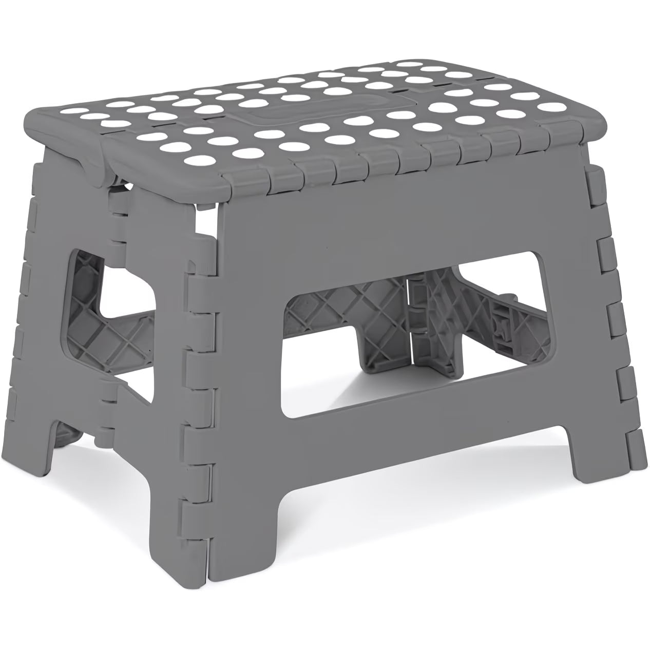9-Inch Folding Step Stool – Foldable & Collapsible with Carry Handle, Anti-Skid Footpad for Home & Travel-2