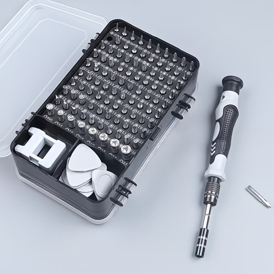 115-in-1 Precision Screwdriver Set – Magnetic Metal Repair Tool Kit for Phones, Cameras, Clocks & Home Maintenance-8