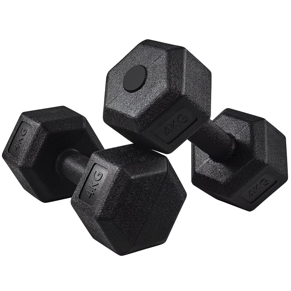 Costoffs Hex Dumbbells Set (Pair) – Non-Slip Home Gym Weights for Strength Training Men & Women-14