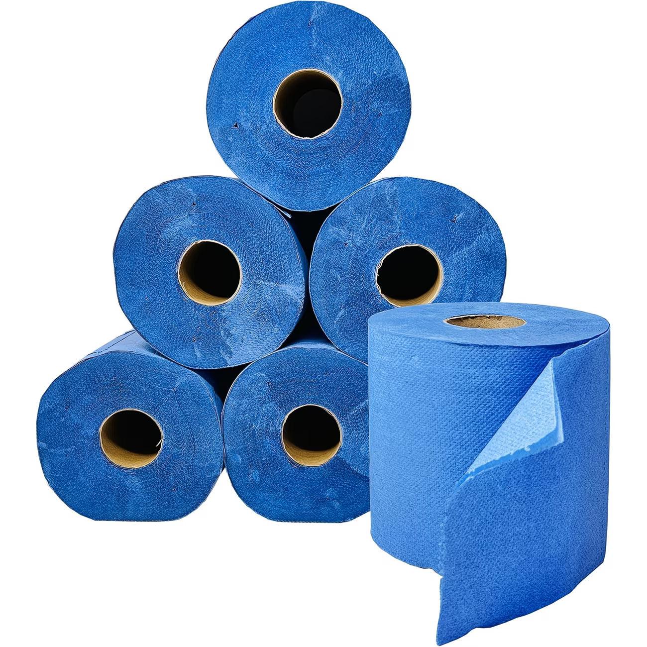 6 Pack Blue Centrefeed Rolls – 2 Ply Embossed Paper Towels for Commercial & Kitchen Cleaning-8