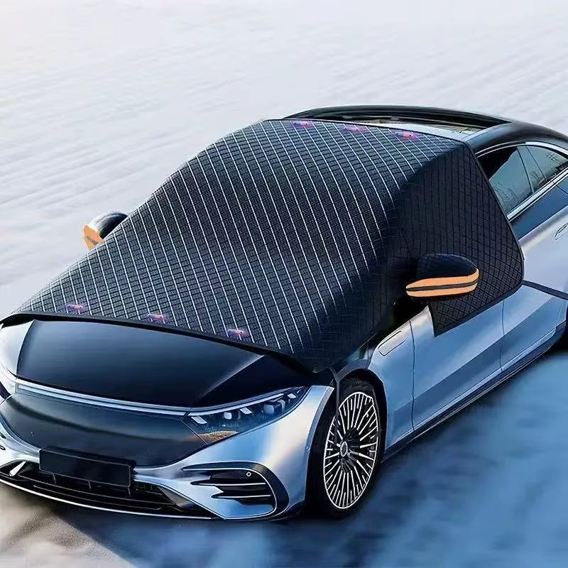 Aluminum-Plated Film of Magnetic Snow Cover for Automobile Is Thickened, and Oxford Cloth Is Sun-Proof and Moisture-Proof.