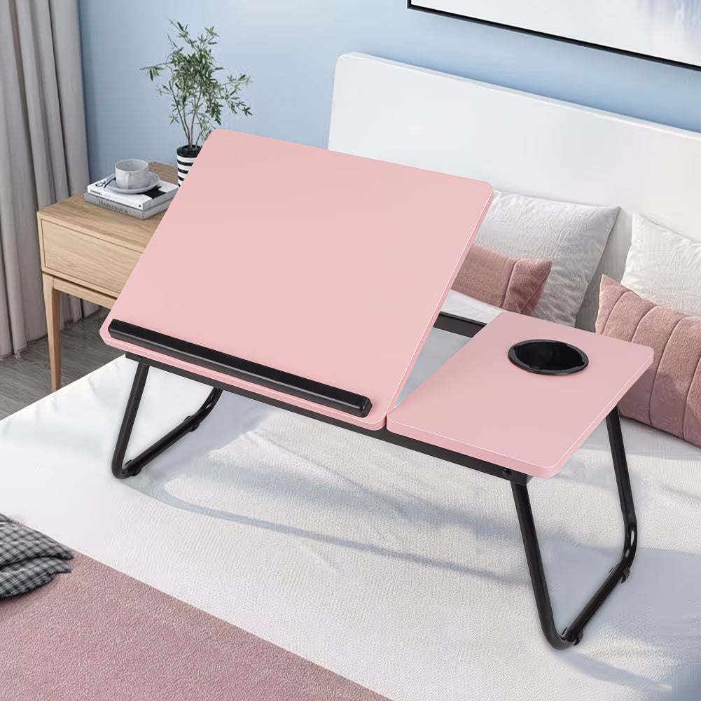Adjustable Laptop Desk – Foldable Tilting Portable Table for Sofa Bed, Writing, Breakfast & Notebook Use-20