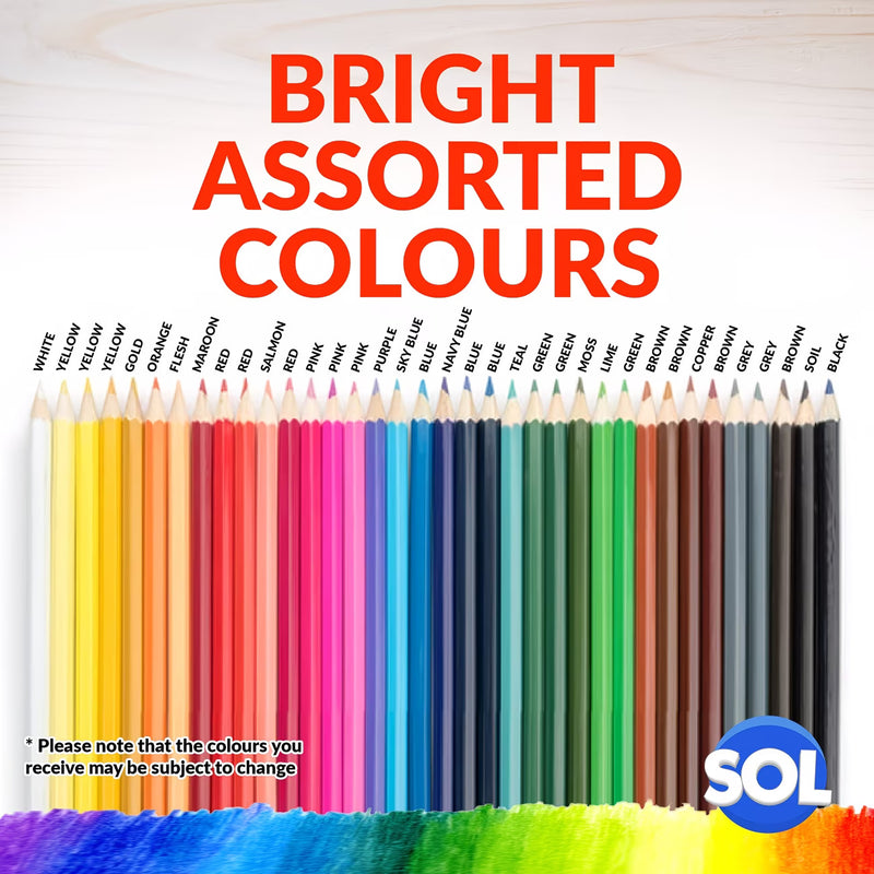 72 Pack Colouring Pencils Set – Break-Resistant Artist Colour Pencils for Adults & Kids-7