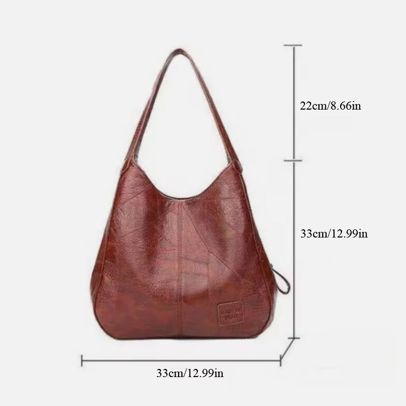 Soft Vegan Bags Large Capacity Handbag Multiple Pocket Tote Work Bag Shoulder Bags for Women-4