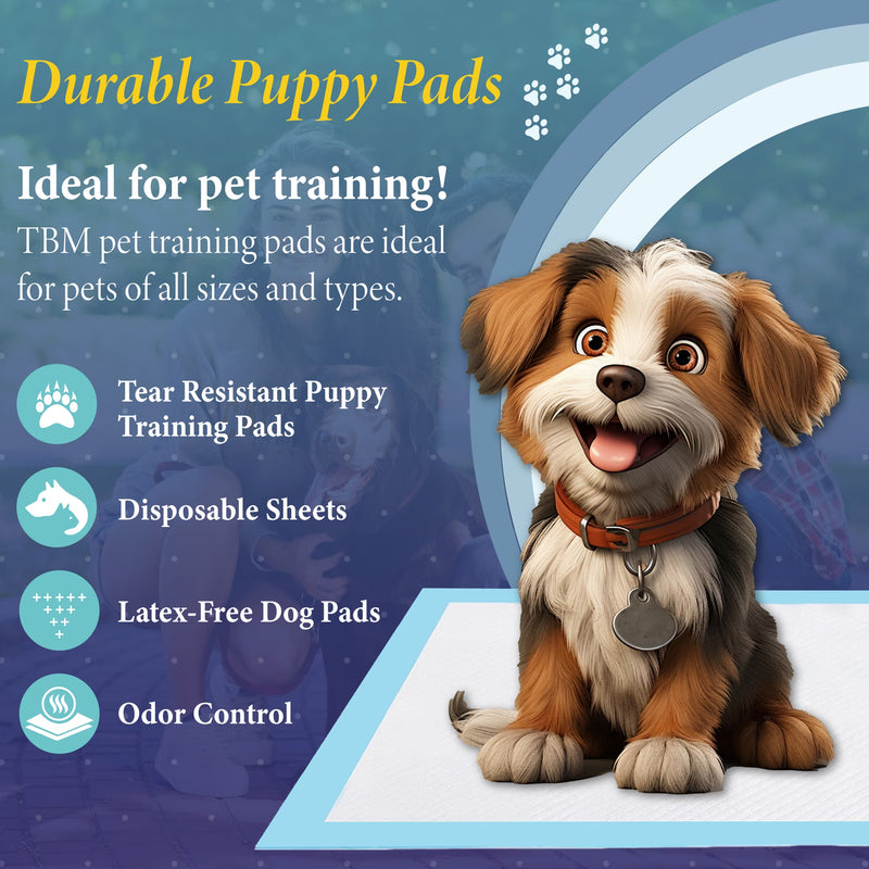 Puppy Pads Large Size Super Absorbent Puppy Training Pads Anti Slip Dog training pads - No Leaking Quick Dry Dog Pads-5