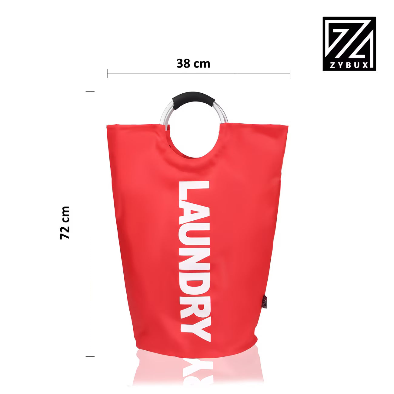 Large 82L Laundry Basket Foldable Hamper with Soft Handles for Bedroom Bathroom Dorm Storage-8