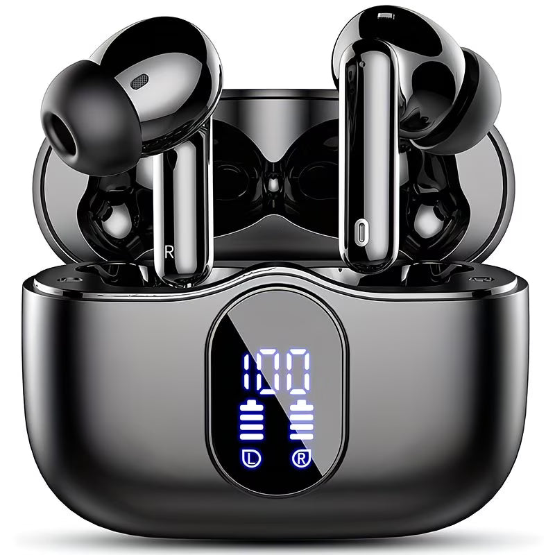 Wireless Earbuds Bluetooth 5.3 – Bass Stereo Headset with Noise-Cancelling Mic, LED Display, 36H Playtime-9