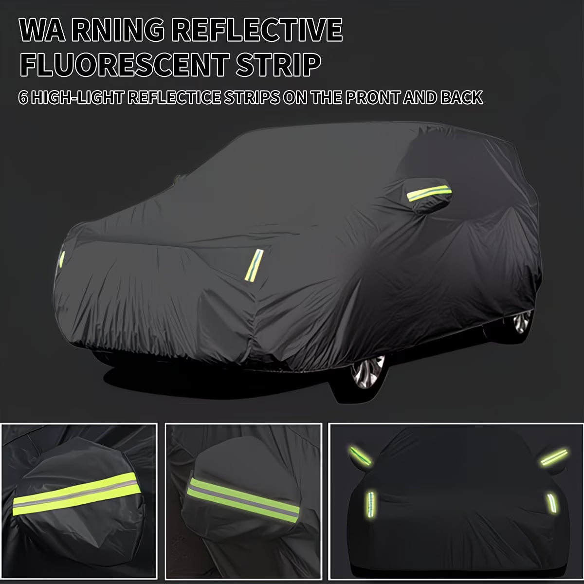 Heavy Duty Universal Car Cover – All-Weather Outdoor Protection from Rain, Snow & UV-4