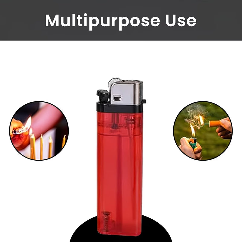 Disposable Lighters Multipack 50 Pack – Child-Safe Adjustable Flame Pocket Lighters for BBQ, Camping & Kitchen-6