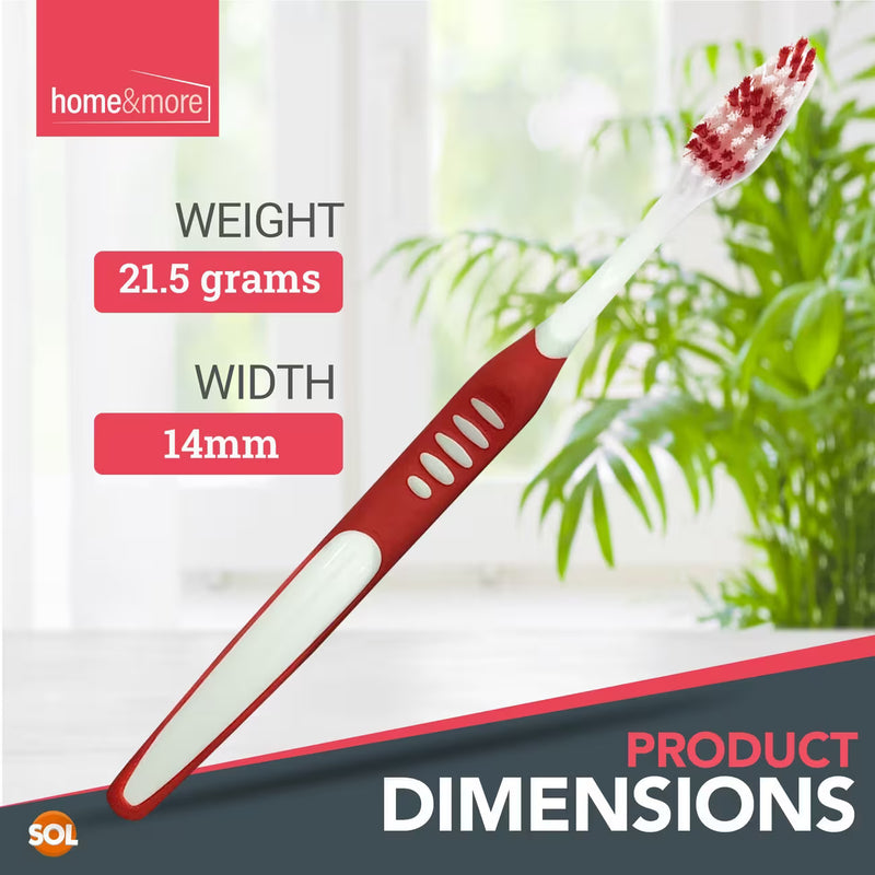 8 Pack Soft Bristle Toothbrush Set Adults Manual Toothbrushes Ergonomic Handle-5