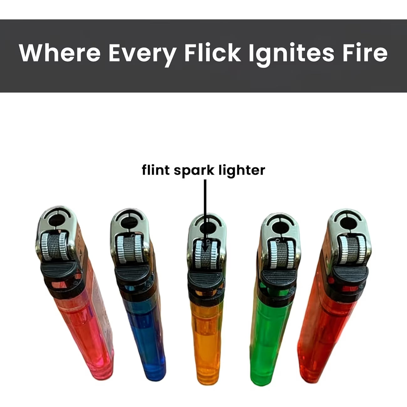 Disposable Lighters Multipack 50 Pack – Child-Safe Adjustable Flame Pocket Lighters for BBQ, Camping & Kitchen-7
