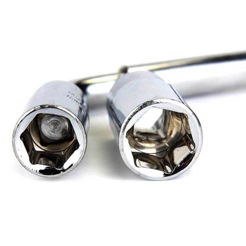 4 Way Telescopic Wheel Brace Tyre Nut Wrench 17 19 21 23mm Extendable Lug Wrench Tool-2