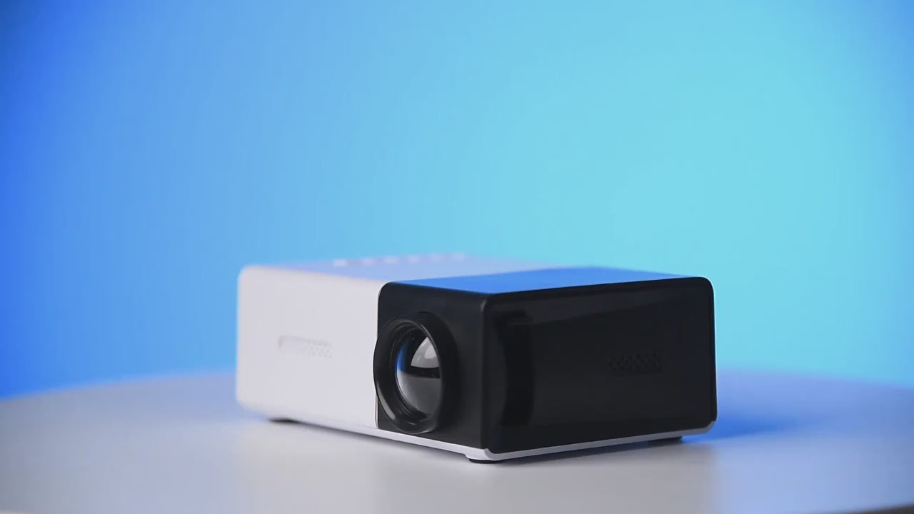 Portable Mini Projector for Home Cinema – HD Compact Movie Projector with USB/SD/AV/HDMI Support for Indoor Movies, Office, Parties & Kids Gifts-2