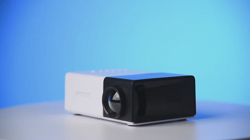 Portable Mini Projector for Home Cinema – HD Compact Movie Projector with USB/SD/AV/HDMI Support for Indoor Movies, Office, Parties & Kids Gifts-2