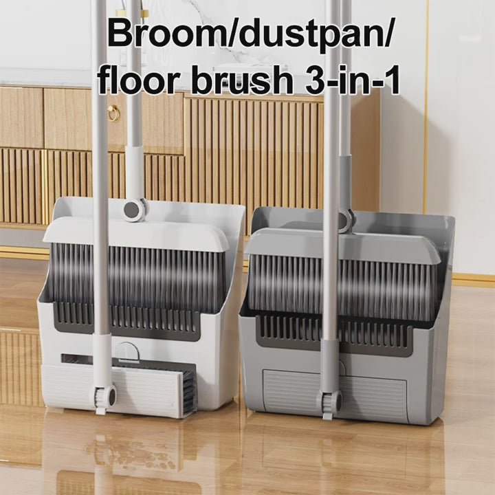 3pcs Desktop Cleaning Set – Non-Stick Hair Broom, Dustpan & Soft Brush Combo | Mini Table Sweeper for Home & Office Cleaning-2