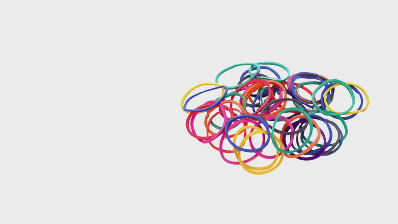 Assorted Rubber Bands 400pcs – Strong Elastic Bands for Office, School, Crafts & Packaging-2