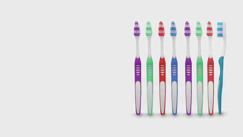 8 Pack Soft Bristle Toothbrush Set Adults Manual Toothbrushes Ergonomic Handle-2